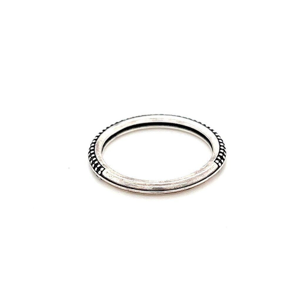 Pandora Thin Band Beaded Ring - Picture 3 of 7